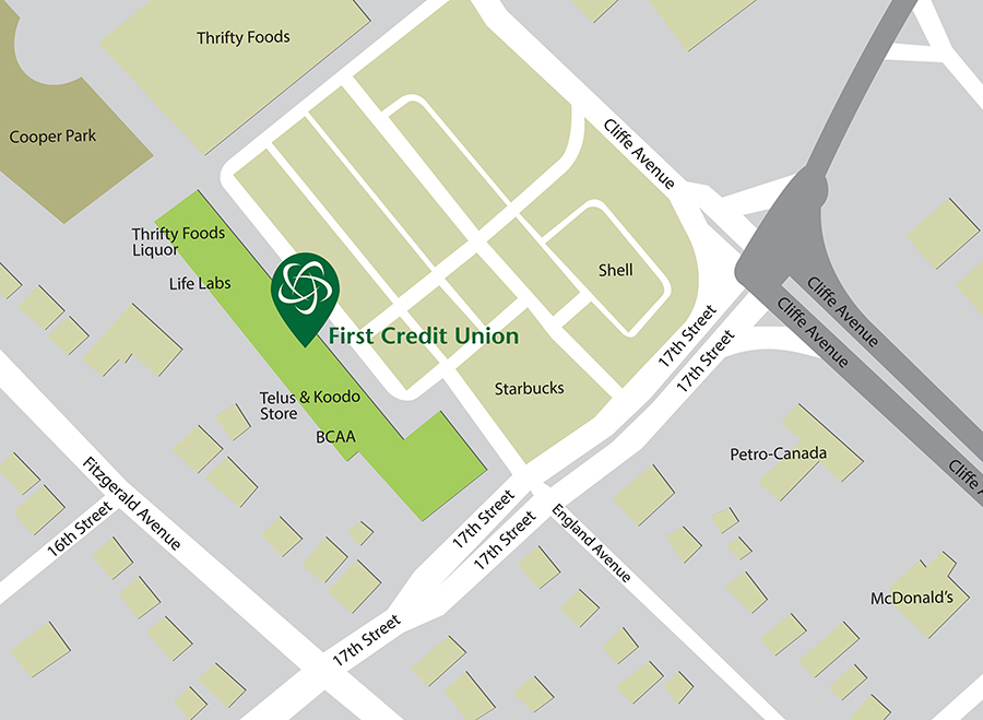 Courtenay Crossing Locaiton Map